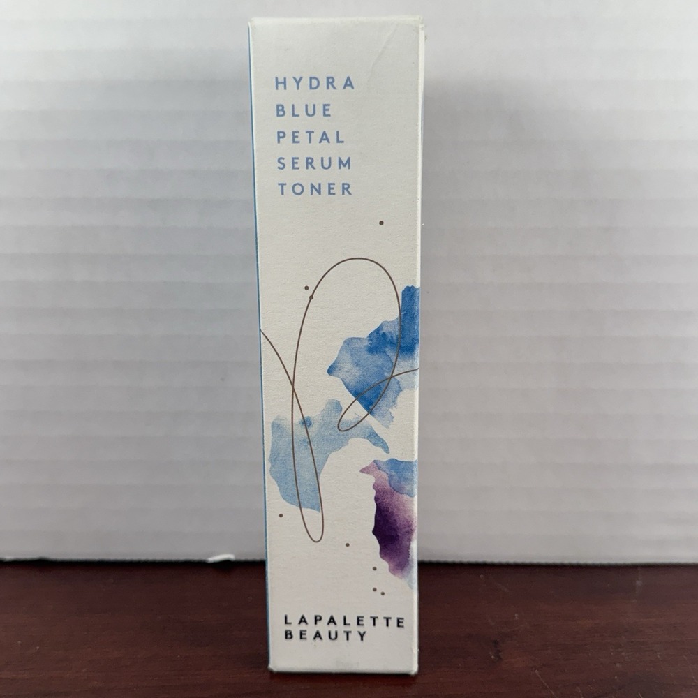 Lapalette Beauty Hydra Blue Petal Serum Toner 3.38 fl oz. (100ml) Sealed In Box